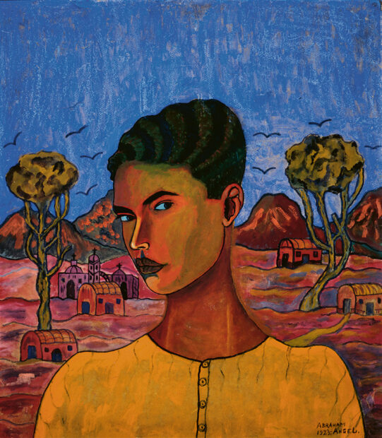 A self portrait by painter Abraham Ángel.