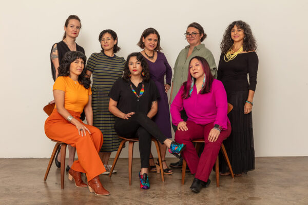 A photograph of the North Texas collective Nuestra Artist Collective.