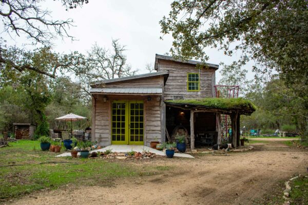 Photo of a building on the habitable spaces farm