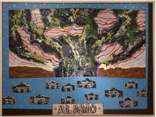 Casas painting of the Alamo