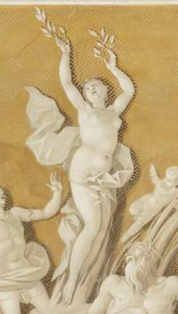 Detail of Daphne converting to a tree