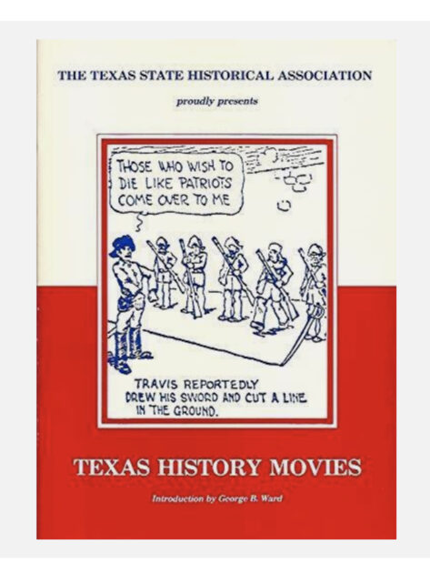 Cover of a comic with Texas History Movies