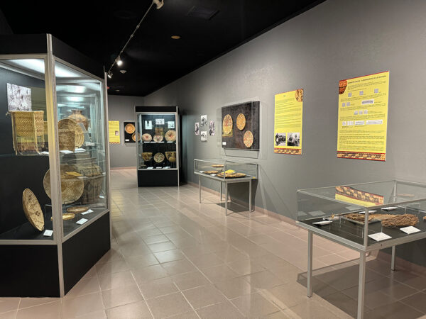 A photograph of an installation at the El Paso Museum of Archaeology.