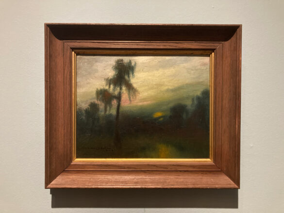 Alexander John Drysdale, Sunset Over the Bayou, 1908, oil on canvas.