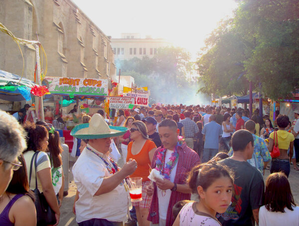 Photo of the crowd at Fiesta San Antonio