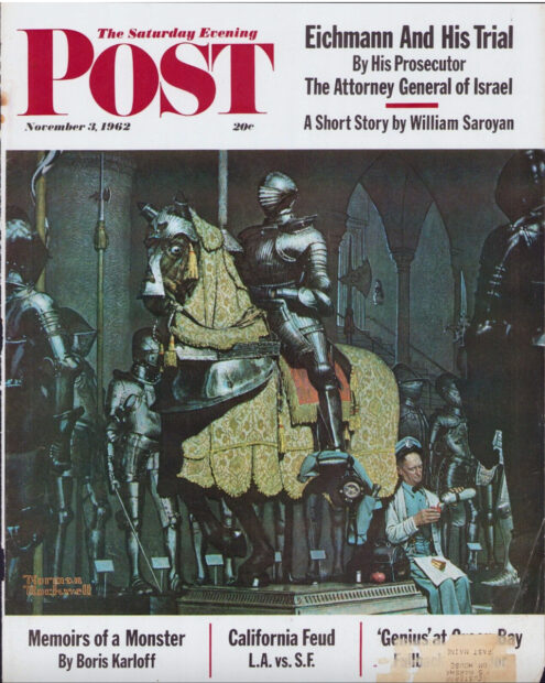 Front cover of the Saturday Evening Post magazine