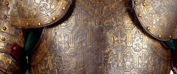 Detail of the breastplate of armor