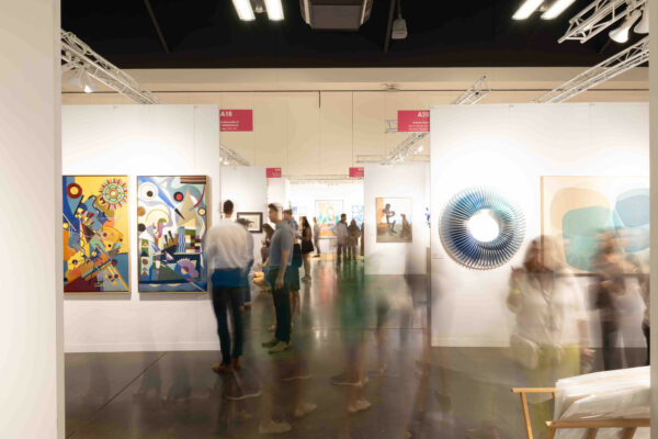 View of the Affordable Art Fair walkway