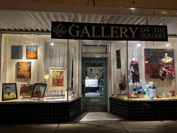 A photograph of the exterior of Gallery on the Square in Alpine, Texas.