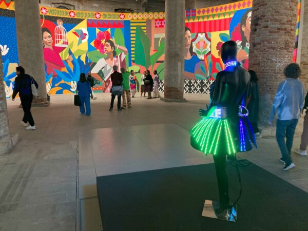 Installation view of work at the Arsenale in the Venice Bienale