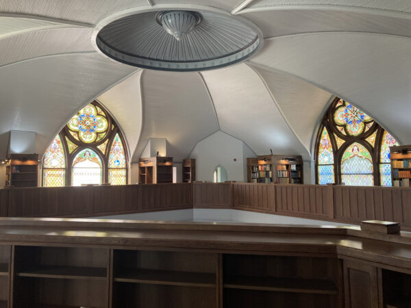 The interior of the Tyrrell Historical Library in Beaumont, Texas