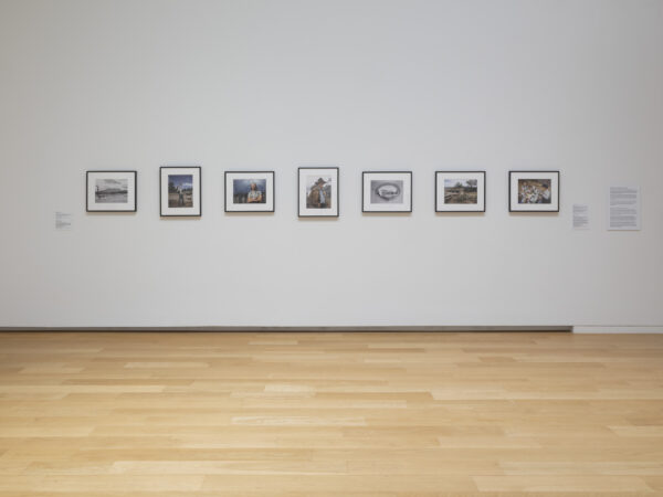 An installation image of photographs by Debbie Grossman.