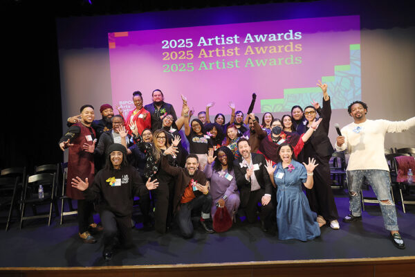 A group photo of the BANF 2025 Artist Award grantees.