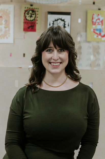 A headshot of arts administrator Emma Vernon.