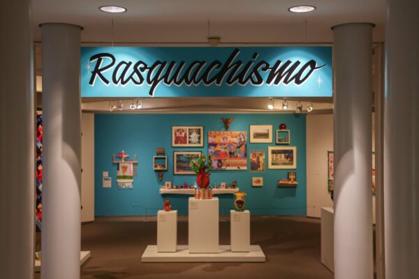 An installation image of "Rasquachismo" at the McNay Art Museum.