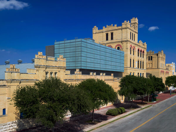 A photograph of the exterior of the San Antonio Museum of Art.