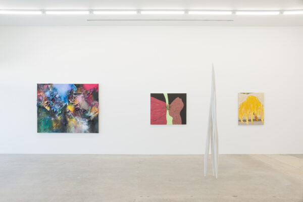 An installation image of the inaugural exhibition at James Cope Gallery.