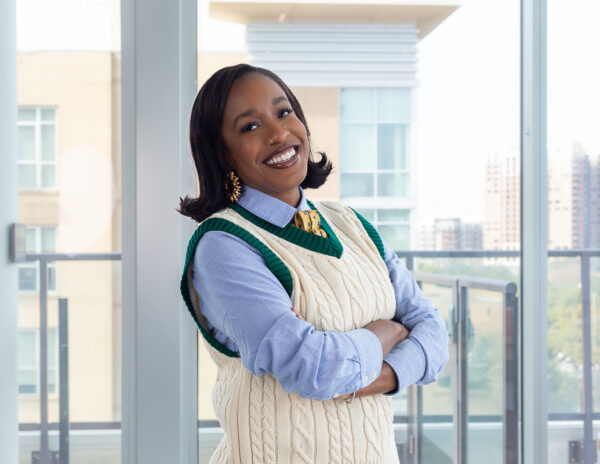 A headshot of arts administrator Taylor Jackson.