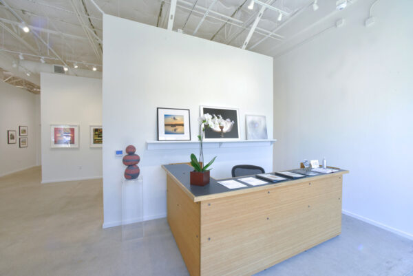 A photograph of the interior of the Photographs Do Not Bend Gallery. 