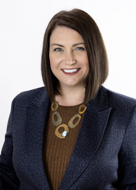 A headshot of arts administrator Karen Ernst.