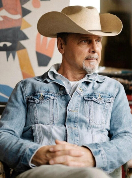 A photograph of artist Jon Flaming.